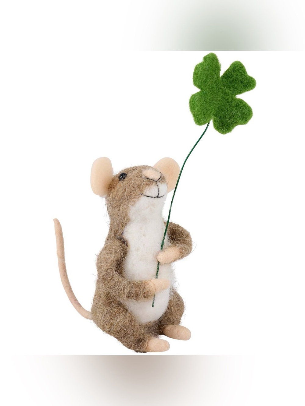 Shamrock Mouse Critter Primitives by Kathy - Picture 2 of 3